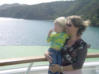 Op de boot van Picton naar Wellington